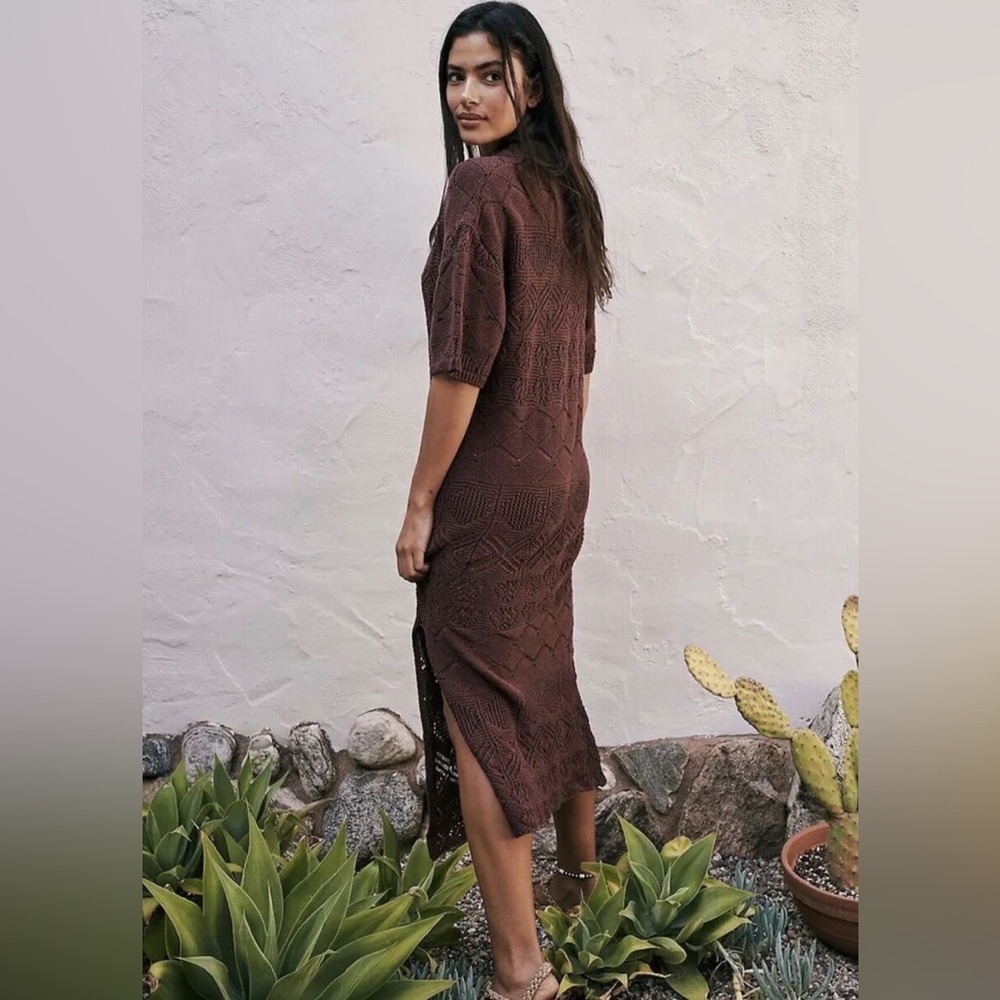 Free people Islamorada Fauxchet Sweater Maxi dress - Picture 3 of 7
